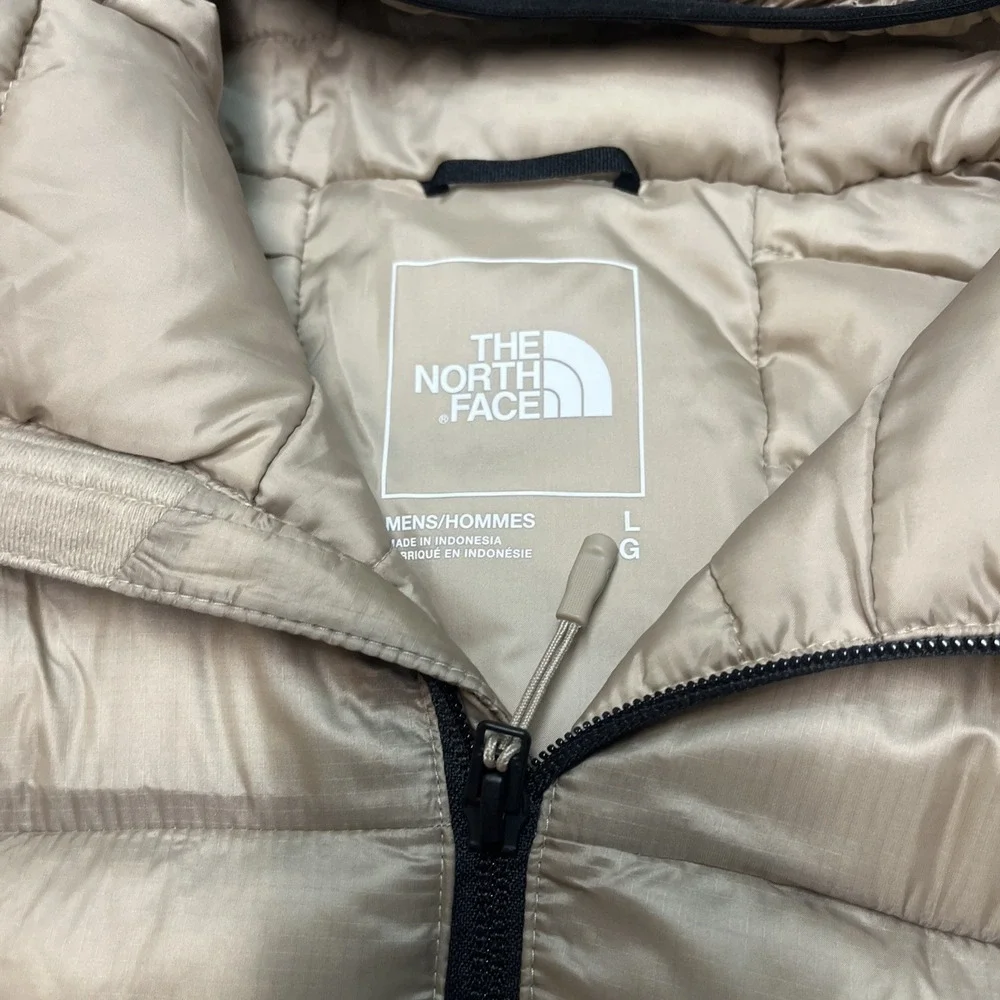 The North Face Terra Peak Zip-Up Hoodie Coat Mens Large Mushroom Gray (Tan)‎